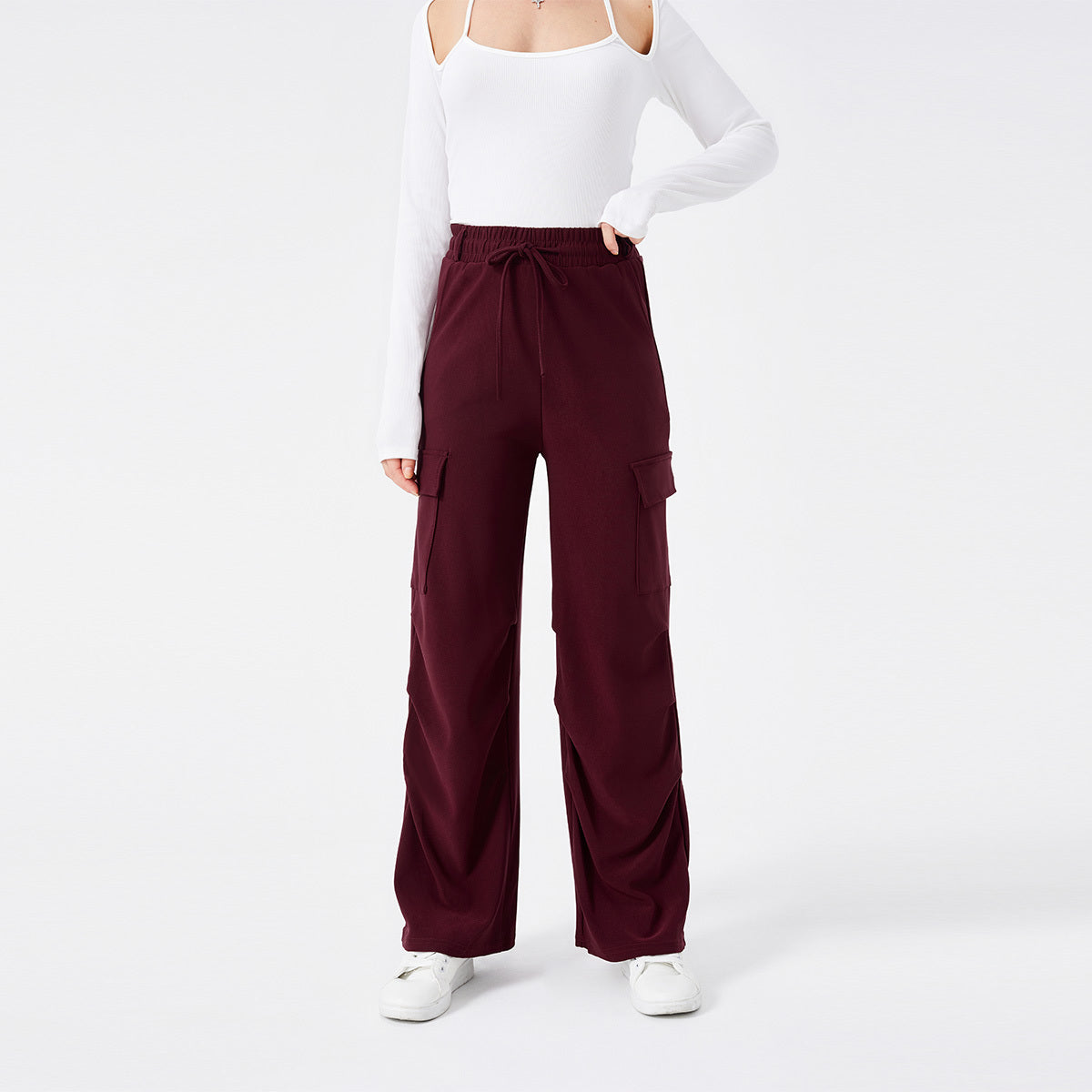 Pantalones Fluidos Elegance Wide Leg Pants