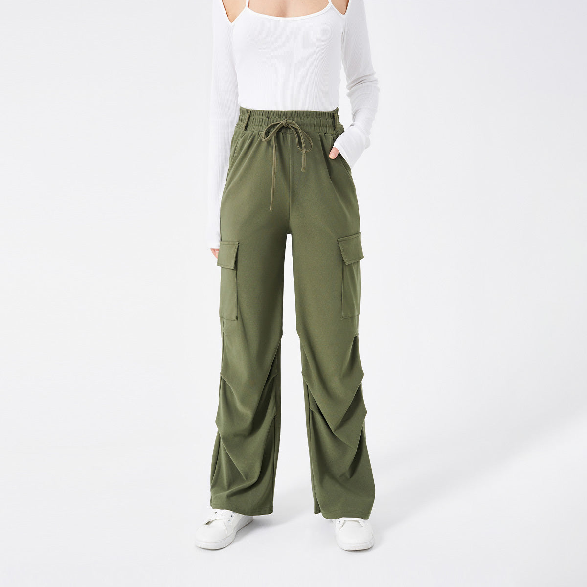 Pantalones Fluidos Elegance Wide Leg Pants