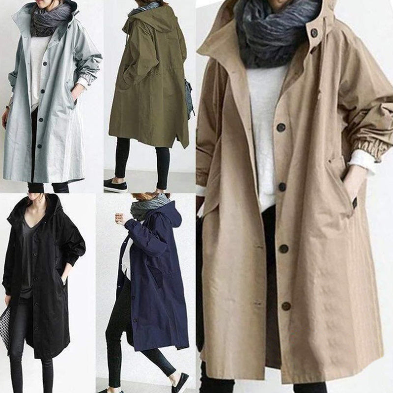 Chaqueta Cortavientos Outdoor – Impermeable, Capucha, Secado Rápido