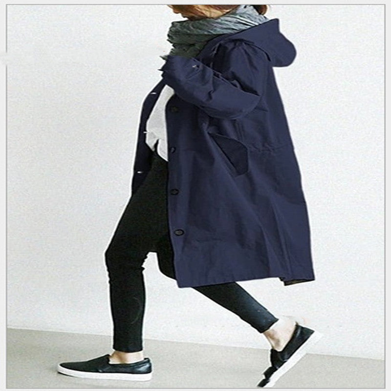 Chaqueta Cortavientos Outdoor – Impermeable, Capucha, Secado Rápido