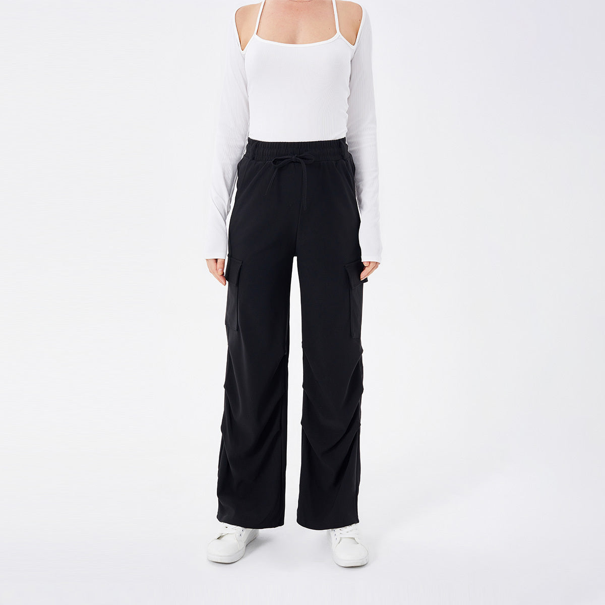 Pantalones Fluidos Elegance Wide Leg Pants